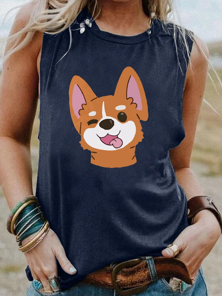 Title 2, Street Loose Casual Sleeveless Vest Women