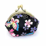 Flower butterfly black