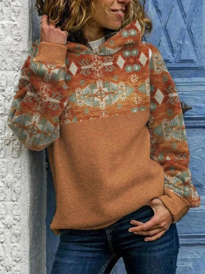 Moletom com capuz estampado de moda confortável e versátil — foto 24