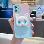 Powder blue glass