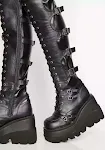 Fashion women's boots with thick heel platform offering comfort and style, perfect for a modern look that enhances any o — photo 2