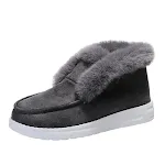 Botas de Nieve Cálidas de Invierno para Mujer con Forro de Piel, Botines con Aislamiento, Zapatos de Invierno Confortables y Elegantes — foto 3
