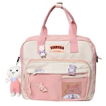 Bolsa de mão japonesa de lona, grande capacidade, de um ombro só, ideal para transportar tudo com estilo e praticidade no dia a dia. — foto 11