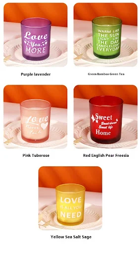 Title 11, Creative Smokeless Glass Aromatherapy Candle ID...