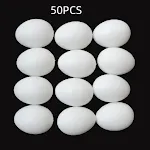 Ovos falsos de pombo sólidos portáteis para casa, adereços para treinamento e simulação, realistas e duráveis, perfeitos para uso doméstico — foto 2