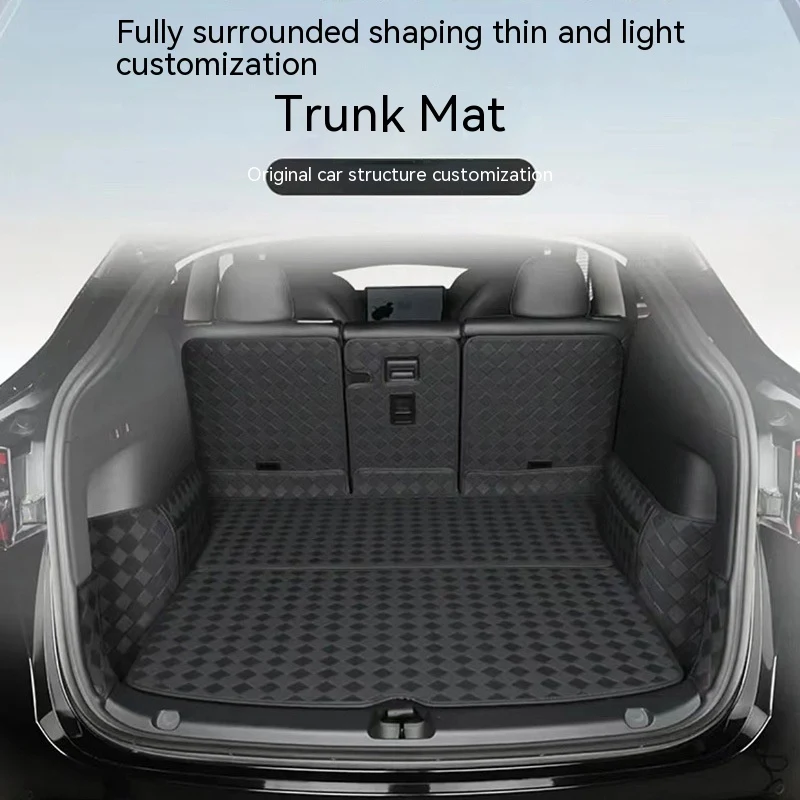 Title 4, Special Car Leather Supplies Trunk Mat. Protect...