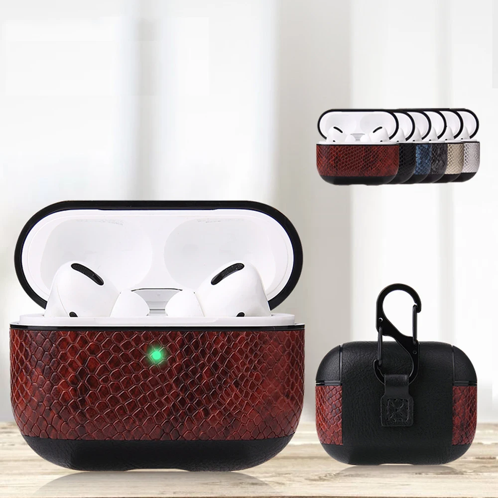 Title 2, Apple compatible AirPods Pro leather case, prov...