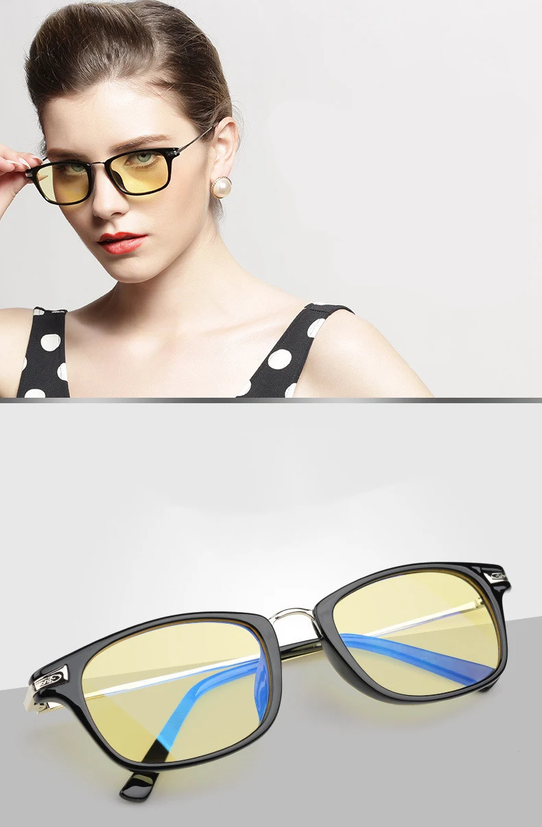 Title 11, Lunettes Anti Lumière Bleue Femme Monture TR90,...