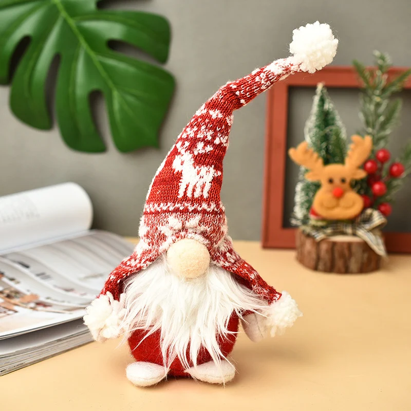 Enfeite de mesa Boneco Papai Noel, postura em pé, decoração natalina encantadora e perfeita para um ambiente festivo. — foto 2