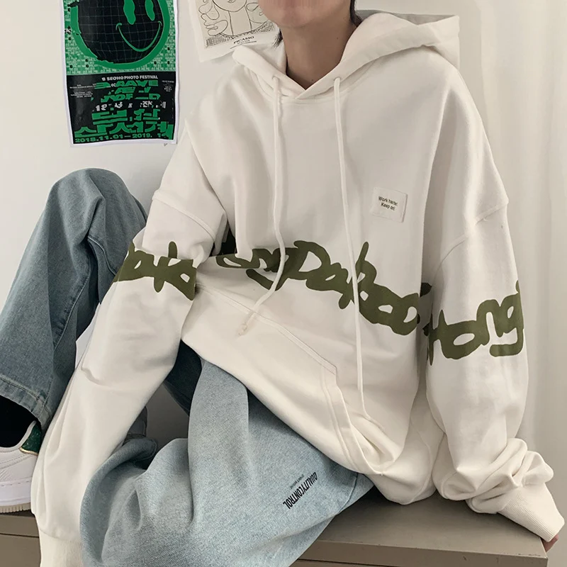 Men's Hooded Long-sleeved Casual Collarless Sweater for ultimate comfort and style. Perfect for everyday wear and a rela — photo 6
