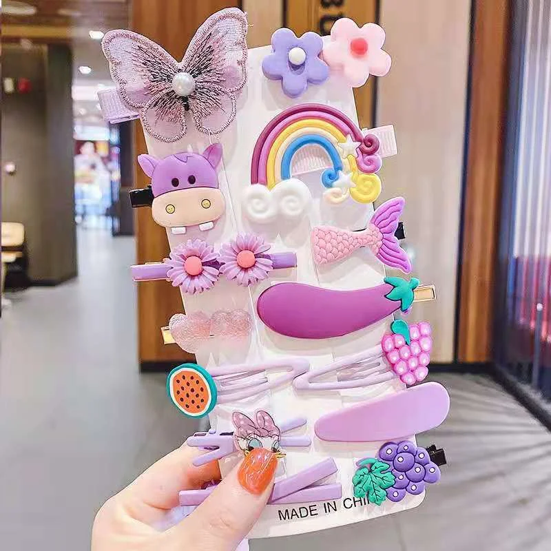 Cartões de Cabelo para Meninas Princesa Flores Japão e Coreia do Sul, acessórios infantis fofos e encantadores — foto 8