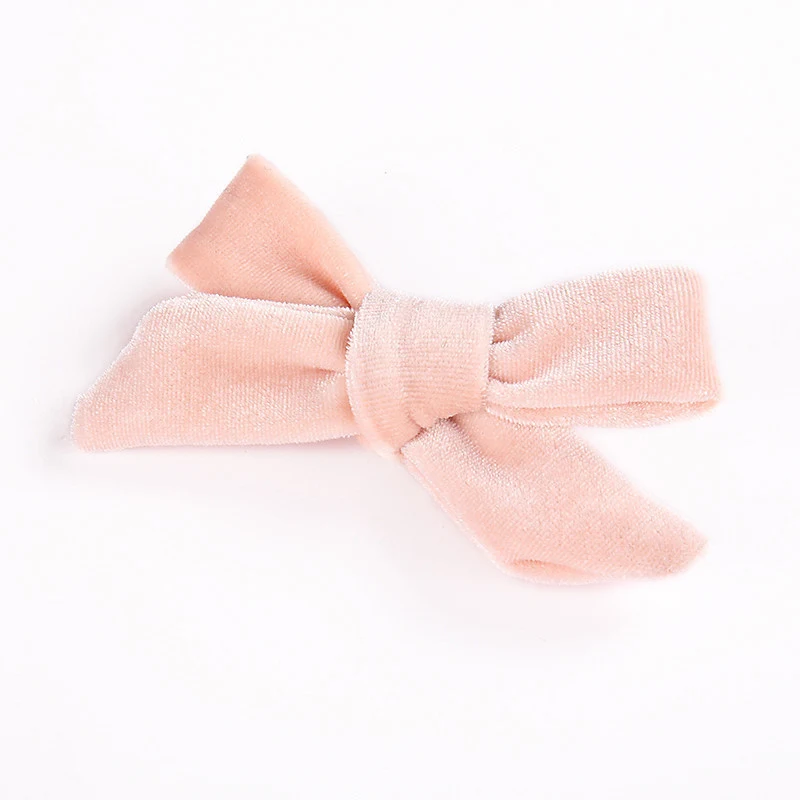 Presilhas de cabelo coreanas de flanela DIY feitas à mão para meninas, acessórios criativos para cabelo de bebê com laço. Cabelo infantil. — foto 9