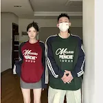 Men's and Women's Fashion Color Contrast Patchwork Sweater Tops, stylish and versatile for a modern and comfortable look — photo 1
