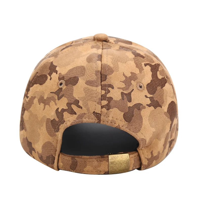 Title 6, Fashion Simple Suede Camouflage Baseball Cap, s...