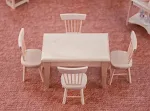 One table four chairs model