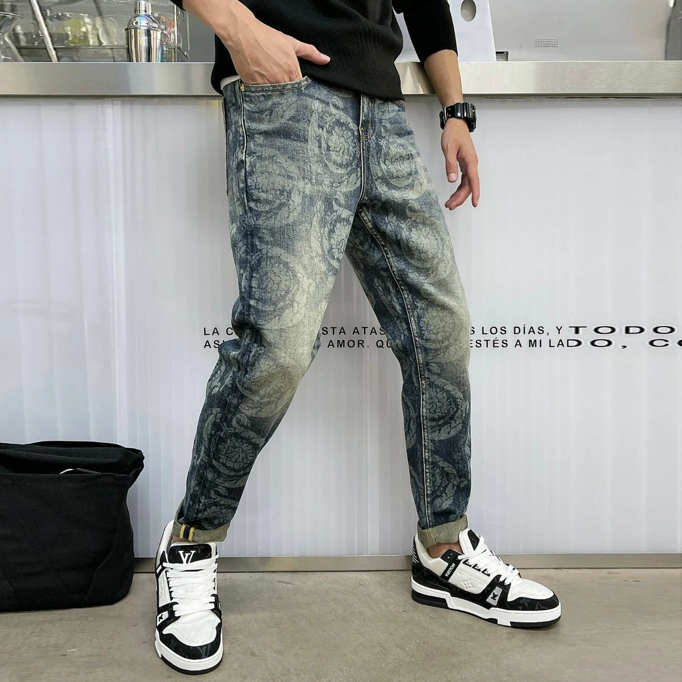 Title 2, Mens Fashion Jeans Casual Stretch Pants, Comfo...