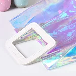 Bolsa tote laser criativa transparente e colorida estilo gelatina. Leve seus pertences com estilo, moderna e com um visual vibrante e chamativo. — foto 6