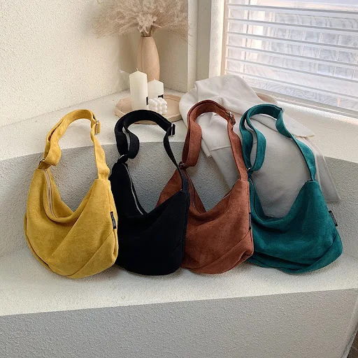 Title 3, Korean Casual Solid Color Simple Tote Female Ba...