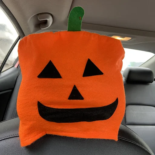 Title 4, Halloween Decorative Car Chair Cover Add a Spoo...
