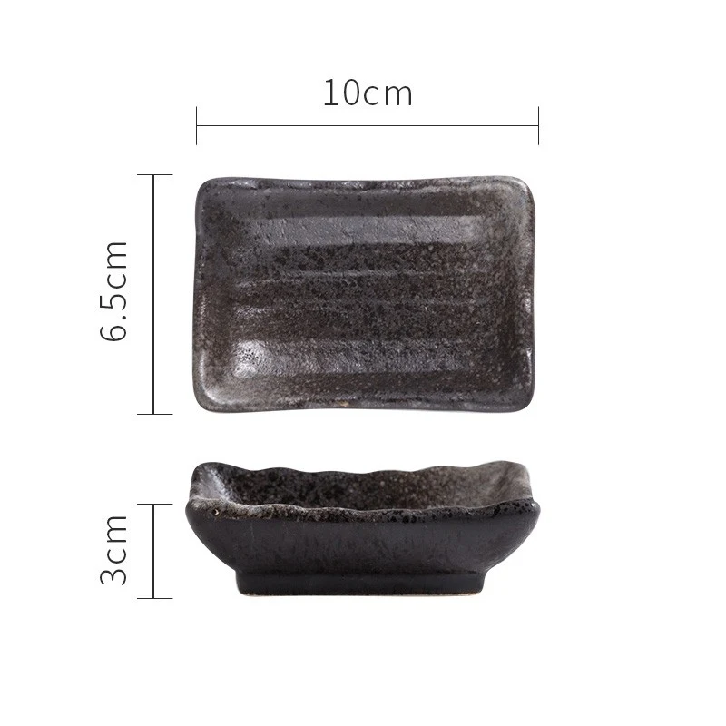 Title 3, Japanese Ceramic Sauce Seasoning Household Flat...