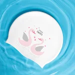 Silicone Comfortable Headless Swim Cap for Boys and Girls, Ear Protection, Long Hair, Waterproof, Ideal for Swimming and — photo 5