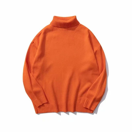 Title 4, Simple New Versatile Couple Turtleneck Sweater ...