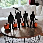 Nieuwe Halloween tafeldecoraties voor thuis. Transformeer je huis met griezelige ornamenten en creëer een feestelijke en spookachtige sfeer. — foto 7