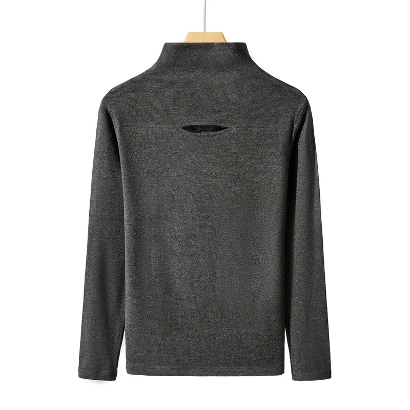Title 6, Camiseta fina feminina com gola alta vazada fra...