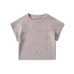 Women's Summer Hot Girl Round Neck Drop Shoulder Short Sleeve T-shirt — photo 5