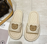 W Bear Slippers Female Home Non-slip Bathing Indoor and Outdoor Wear Soft Bottom Comfortable Sandals Male — photo 8