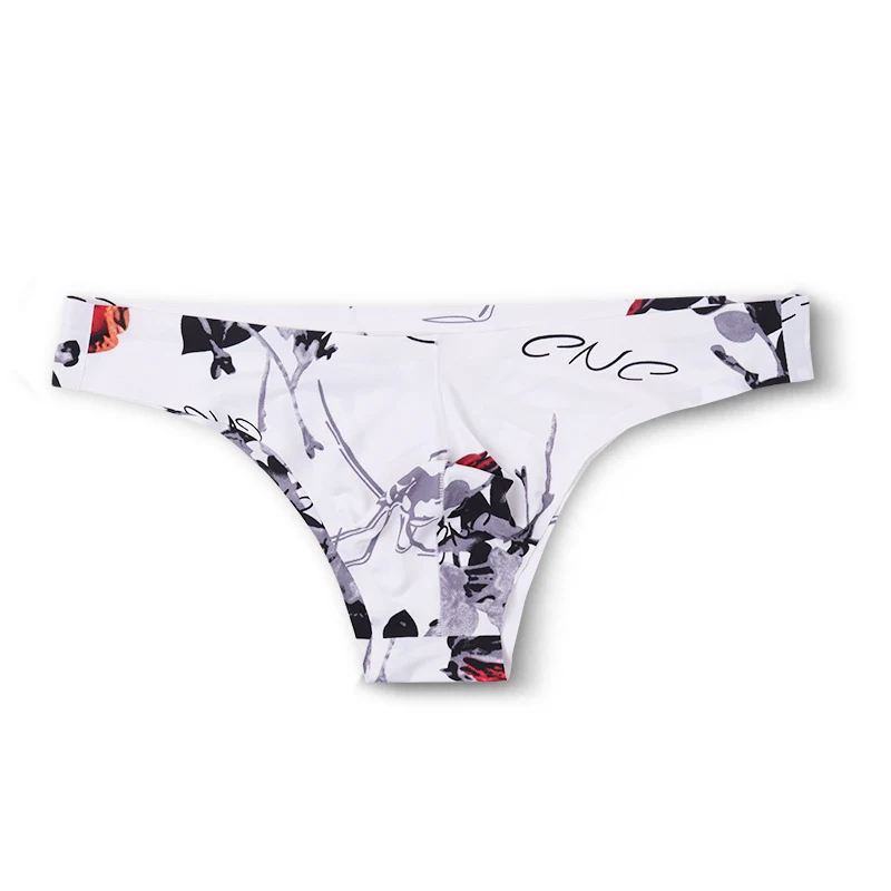 Men's Personalized Printing Ice Silk Briefs. Experience ultimate comfort and breathability with these custom designed, s — photo 1