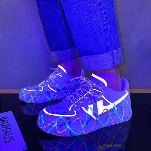 Title 4, Mens New Luminous Casual Sports Sneakers Trend...