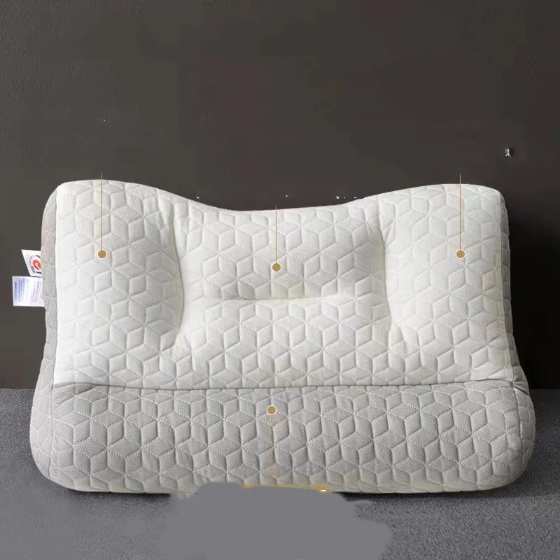 Travesseiro de Tração Inversa LaTeX Pad para melhorar o sono. Alivia dores no pescoço e nas costas, otimiza a postura e relaxa. — foto 9