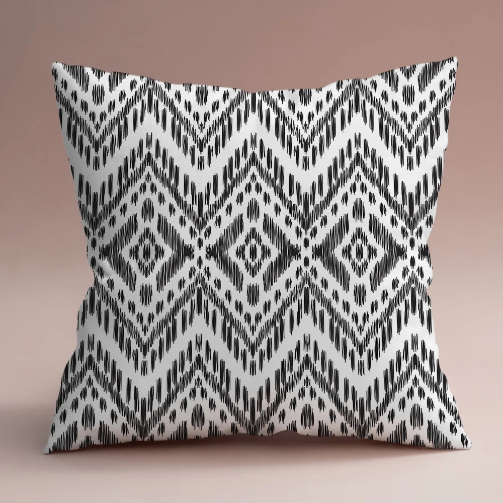 Title 3, Simple Geometric Lines Pillow Cover for Home De...