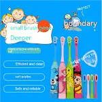Children's Electric Toothbrush Cartoon Automatic Ultrasonic Soft Bristle Waterproof. Make brushing fun and easy for kids — photo 18