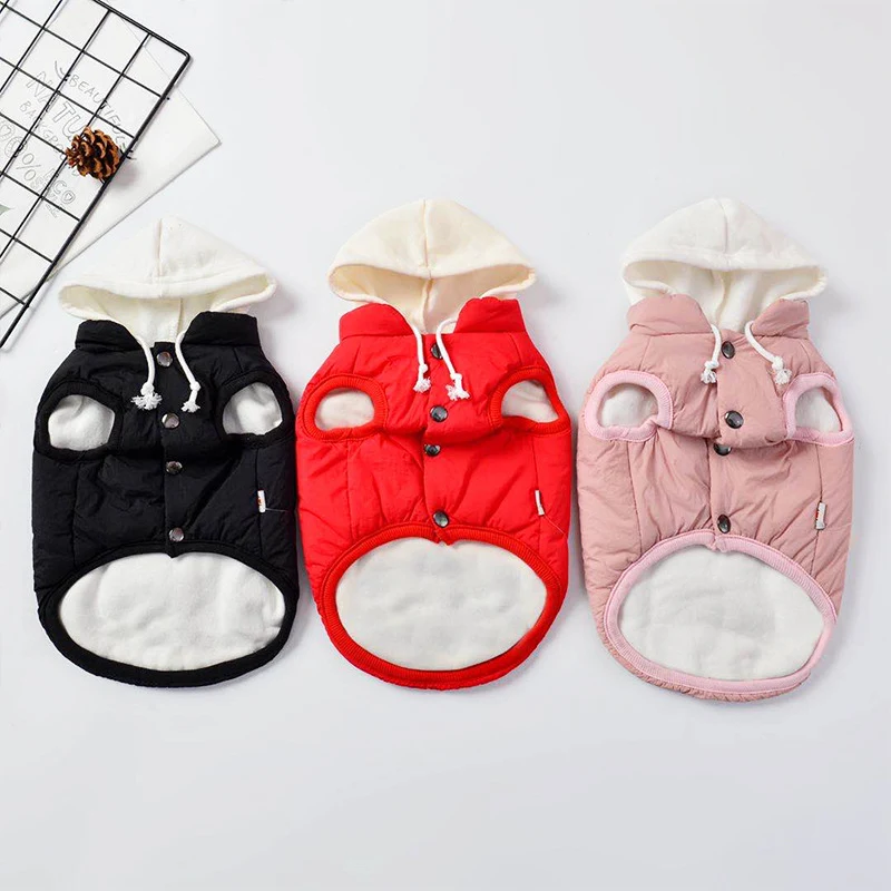 Chaleco de algodón para perros Warm Two Feet Apparel. Suave y cómodo, protege a tu mascota del frío, ideal para paseos diarios y juegos. — foto 9