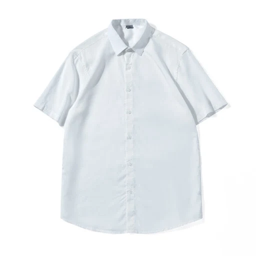Title 4, Heren Koel Shirt met korte mouwen, losvallend. ...