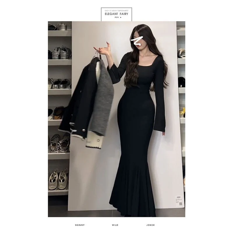 Title 8, Step By Step Lotus Skirt Long Sleeve Fishtail B...
