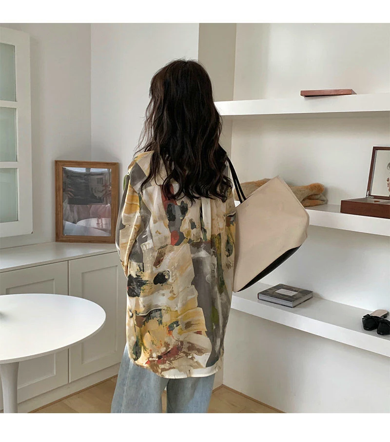 Women's Design Sense Of Flower Long Sleeve Shirt — photo 2