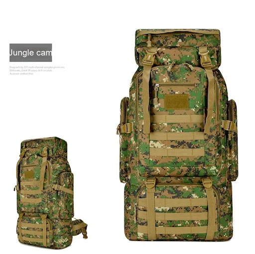 Title 1, Mochila de montañismo camuflaje para exteriores...