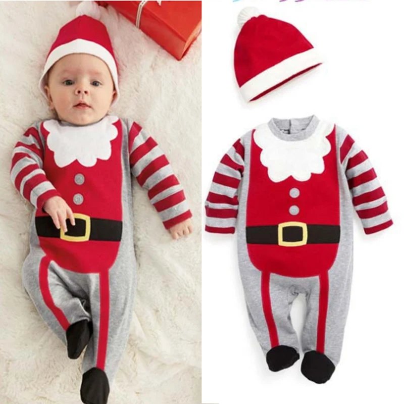 Disfraz de Papá Noel para bebé unisex, perfecto para la primera Navidad. ¡Haz que tu pequeño luzca adorable y celebre! — foto 1