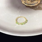 Eenvoudige Opalen Ring voor Vrouwen, Past Overal bij. Een veelzijdig en elegant sieraad, perfect voor elke outfit, ideaal voor dagelijks gebruik en speciale gelegenheden. — foto 3