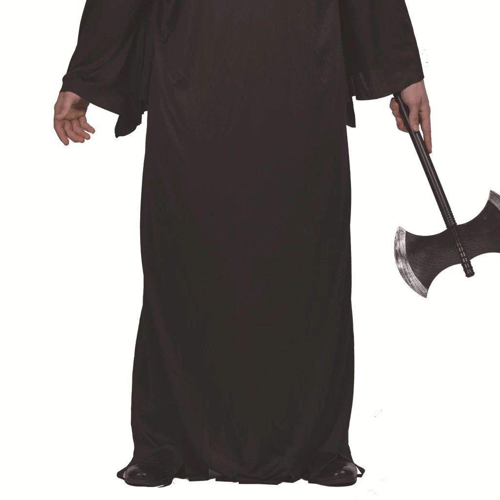 Halloween Costume Cold Black Robe Props Costume for a mysterious look, perfect for parties and events, comfortable, easy — photo 4