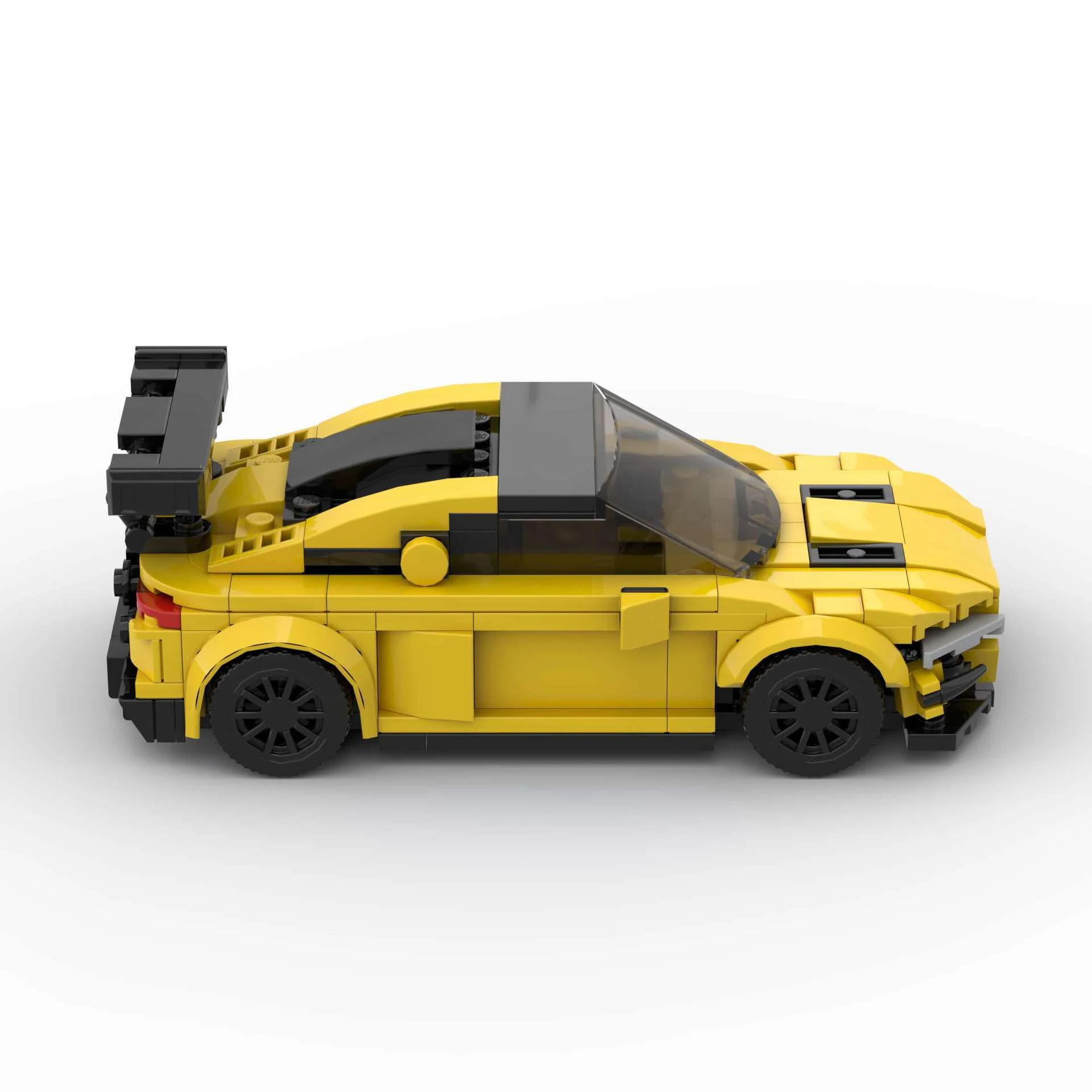 Build your own running race car! Small particle MOC puzzle technology DIY toy. Encourages creativity, problem solving, a — photo 11