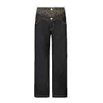 Rechte jeans met stiksels voor dames en heren Klassieke snit Duurzaam comfort en stijl Veelzijdige denim broek voor elke gelegenheid Heren- en dameskleding — foto 7