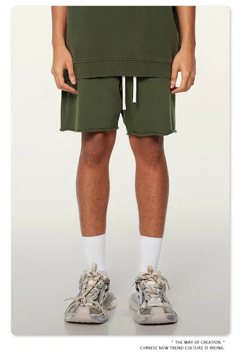 Title 11, Retro High Street Loose Edge Shorts American Ca...