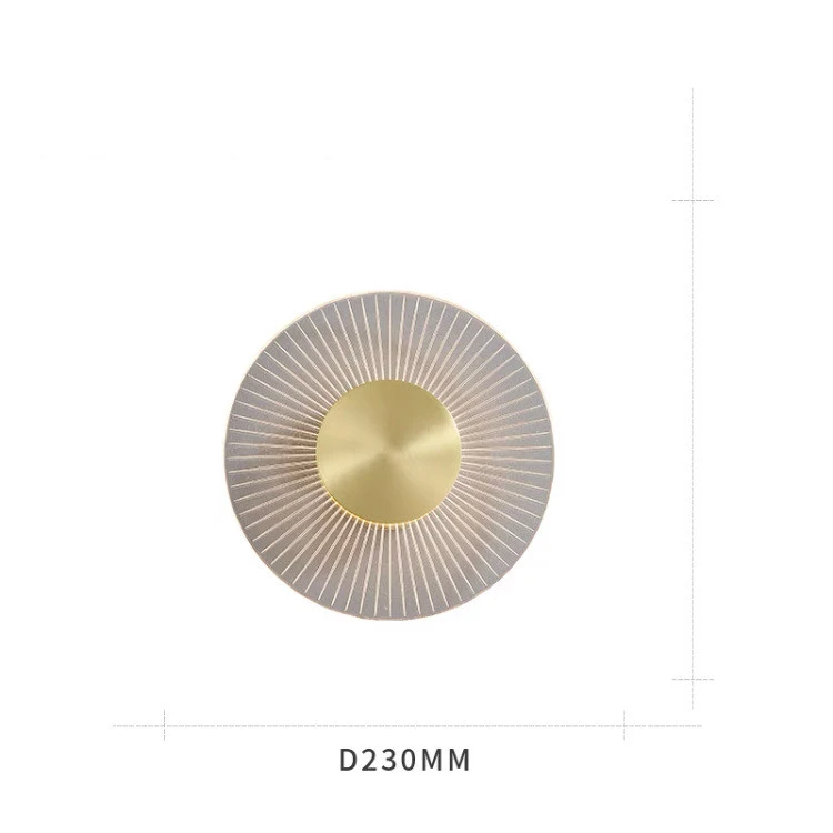Title 1, Nordic All-copper Living Room Wall Lamp, Creati...