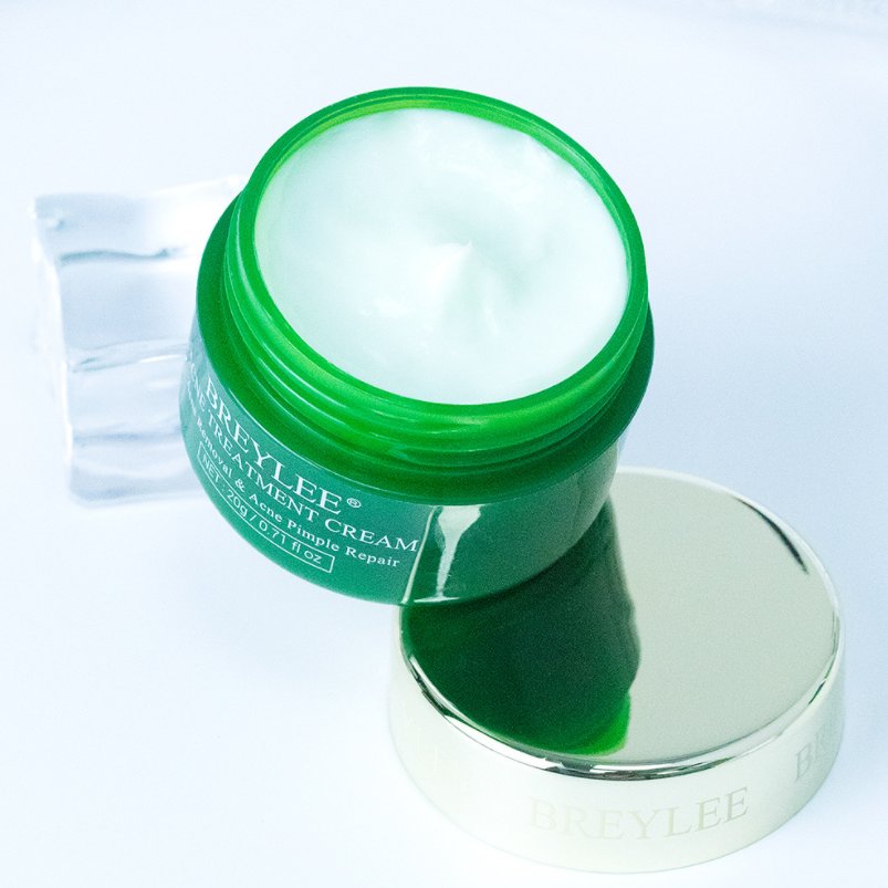 Creme para acne com óleo de melaleuca hidratante, reduz espinhas e acalma a pele, para uma pele limpa e suave. — foto 2