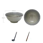 Large Commercial Japanese Ceramic Ramen Bowl Perfect for Restaurants Generous Portions and Keeping Food Hot — photo 11
