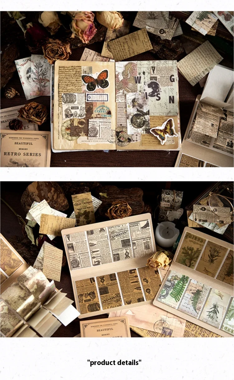 Title 1, Half Sleep Memory Series Retro Journal Decorati...